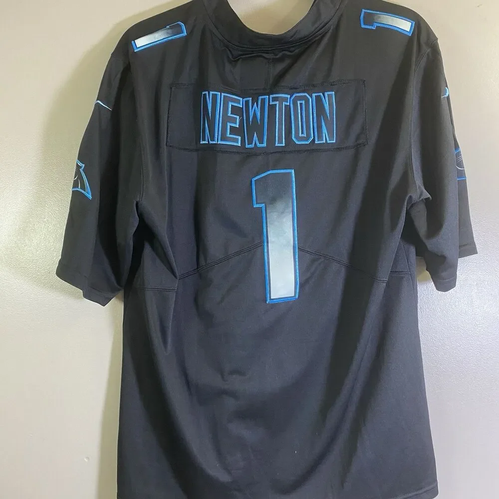 Nike On Field Stitched Cam Newton Carolina Panthers #1 Jersey Men's 3XL NFL